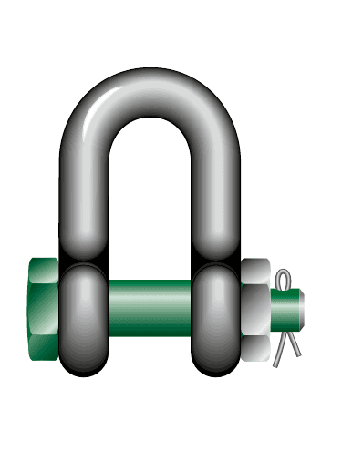Green Pin Dee Shackle BN